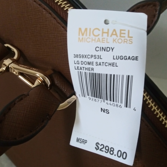 NWT MICHAEL KORS CINDY LARGE DOME SATCHEL โฆ - Picture 15 of 15